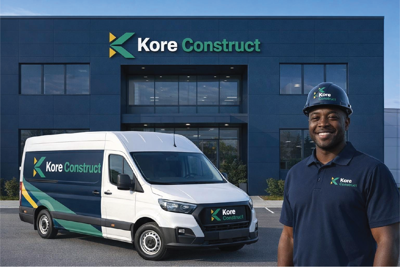 Company logistics and site support visual